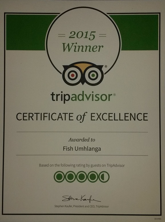 Tripadvisor Certificate